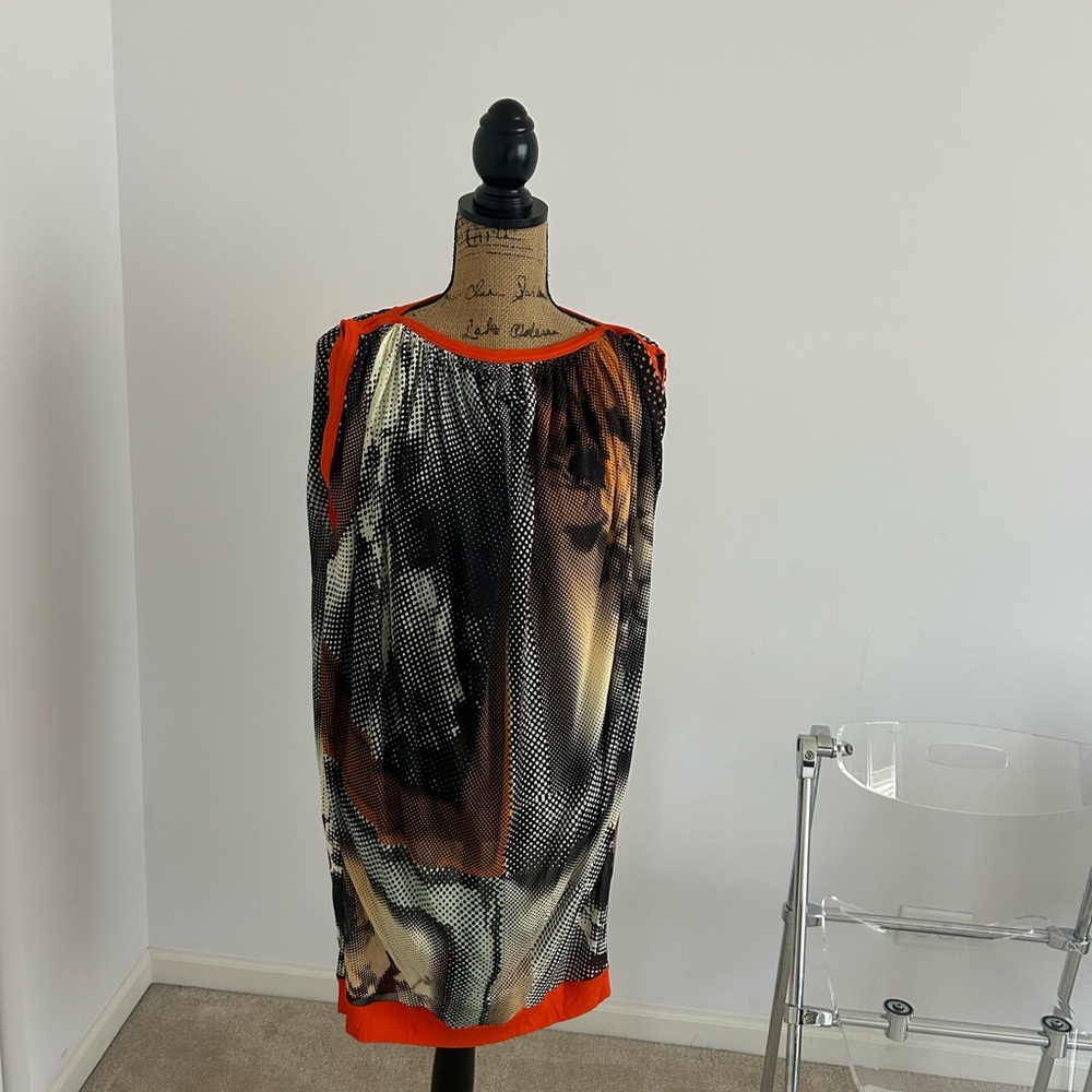 JEAN PAUL GAULTIER MULTICOLOR MID_LENTH DRESS, Size S